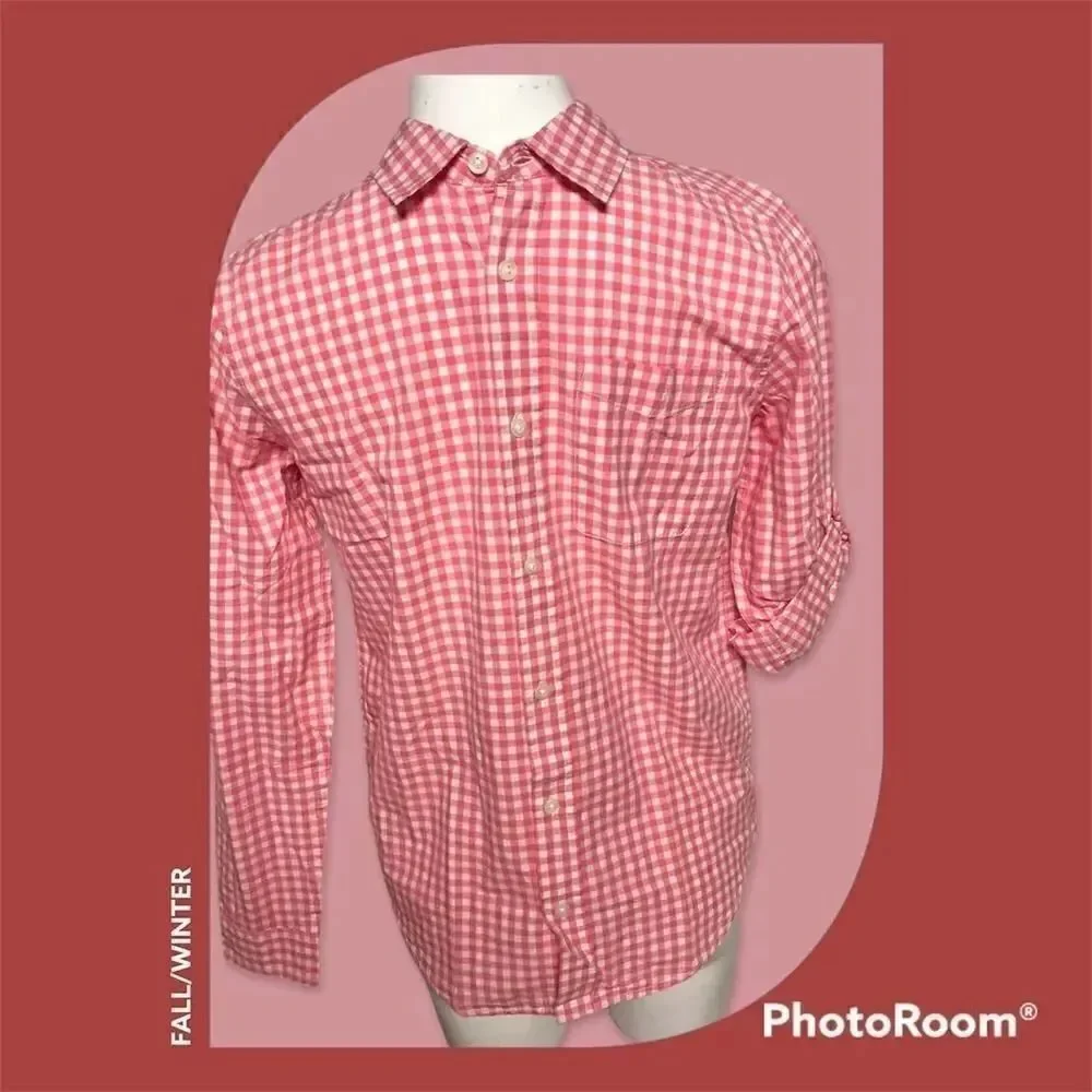 Set of two boy's long sleeve button down